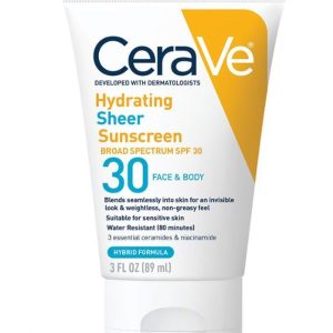 CERAVE HYDRATING SUNSCREEN broad spectrum spf30 FAC