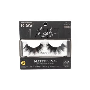KISS LASH COUTURE MATTE BLACK FAUX MINK COLLECTION
